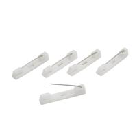 Булавка основа для броши металл/пластик, 30мм, 5 шт/уп, Astra&Craft