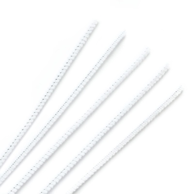 Синель-проволока, 6мм*30см, 30шт/упак, Astra&Craft (A-025 белый)