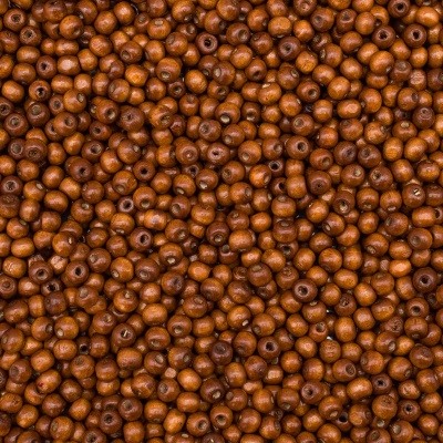 (7704354) Деревянные бусины круглые, 8мм, 500 гр (коричневый)