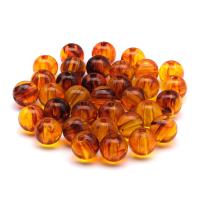 2010 Бусины пластиковые, 'янтарь', круглые, 10мм, 20гр, Astra&Craft