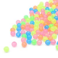 2006 Бусины пластиковые, светящиеся в темноте, микс цвета, круглые, 6мм, 20г, Astra&Craft