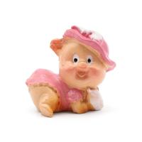 AS15-10, Миниатюра. Свинка розовая 2,7*2,2см