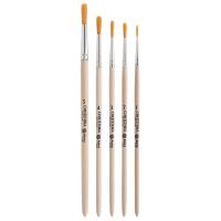 Набор кистей №4, синтетика (круглая №1,2,3,4,5), 5шт/уп, Astra&Craft