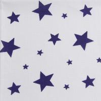 Ситец набивной арт 44 рис 18850 вид 1 'Звезды на белом' 46*50см, Astra&Craft