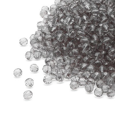 (684976) 2023 Бусины круглые акрил, 8мм, 500гр. Astra&Craft (88 серый)