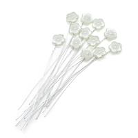 MH9-2260 Декоративный элемент на проволоке Цветок 1,4*1,4см, длина 11см,12шт, Astra&Craft