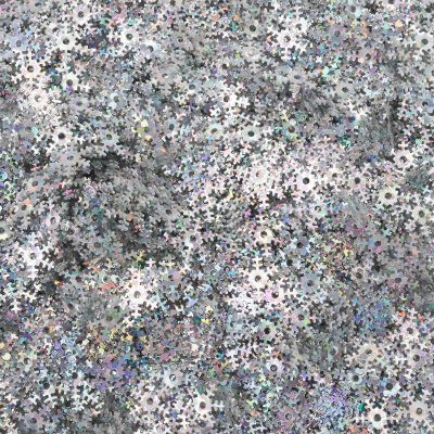 Пайетки 'Снежинки', 7 мм, Astra&Craft, 10г (50112 серебро голографик)