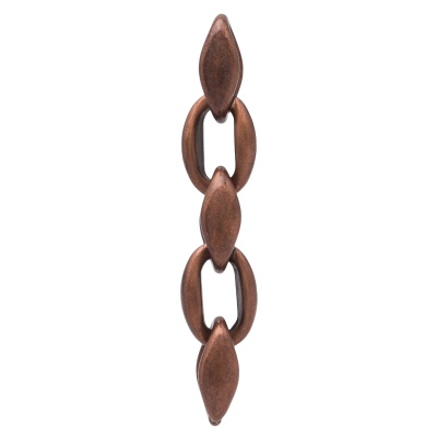 5766 Цепь, 10см, размер звена 27х14мм (медь)