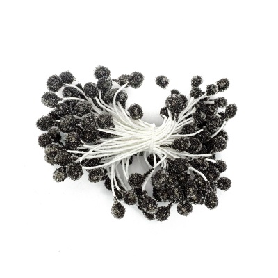 AR562 Тычинки для искусственных цветов, 6см (черный)