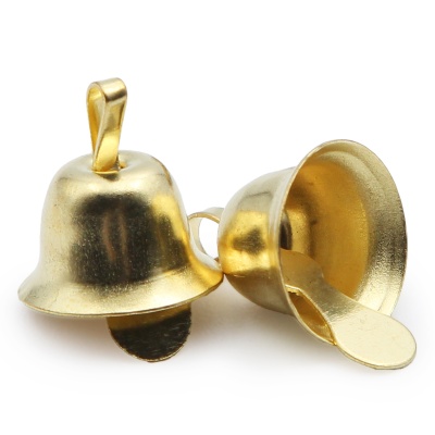 Колокольчики 10 мм, 10 шт., Astra&Craft (золото)