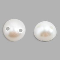 4AR296 Полубусины пластиковые, пришивные 'жемчуг', цвет натуральный, 8мм, 15гр, Astra&Craft