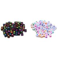 66882 Набор бусин черн/бел. с разноцветными сердечками, 40г Astra&Craft