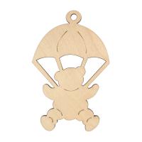 Деревянная заготовка Подвеска Мишка с парашютом 10*7см (L-160) Astra&Craft