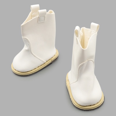 SH-0013 Сапожки для кукол, 7,5см*8 см, 1 пара, Astra&Craft (белый)