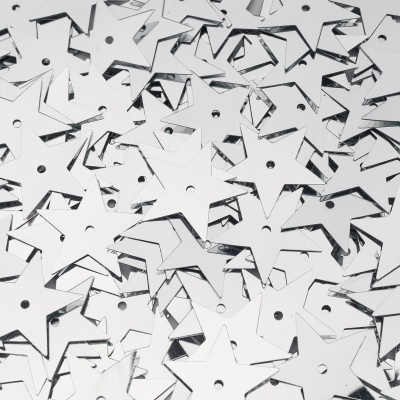 Пайетки 'звездочки', 20 мм, упак./10 гр., Astra&Craft (1 серебро)