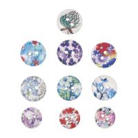 Набор деревянных пуговиц 'Цветочки-лепесточки' №2, 15-18мм, 100шт