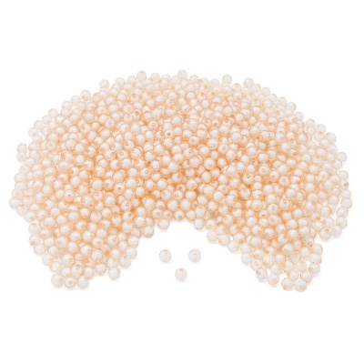 LY-163 Бусины пластиковые граненые,10 мм, 500 г, Astra&Craft (35 бежевый)