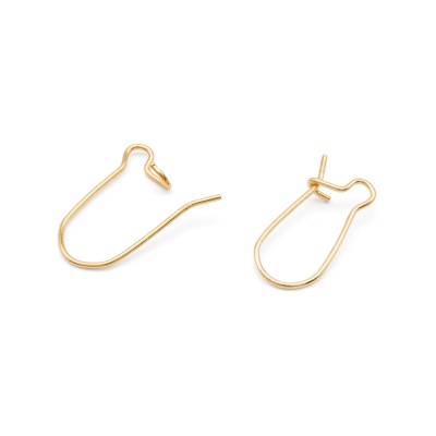 OTH1514 Основа 'Крючок с замком' , 0,7*17,8*9,8мм, 4шт/уп (золото)