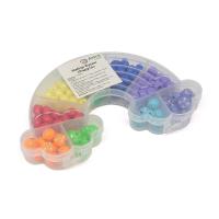 5018474 Набор бусин с эластичным шнуром 'Радуга', Astra&Craft