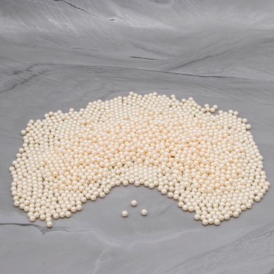 (7733194)Бусины хлопковый жемчуг, 8мм, 500гр. Astra&Craft (ZE055 натуральный)