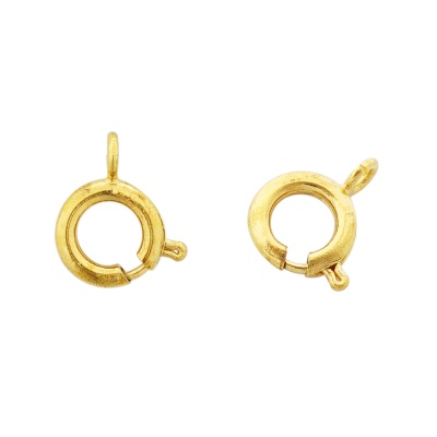 4AR240 Замок для бус кольцо 9мм, 5шт/упак, Astra&Craft (Золото)