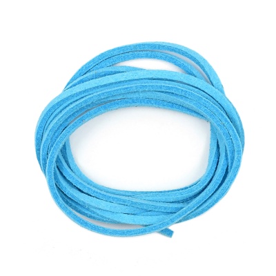 Шнур для бижутерии, и/замша 3мм, 1м (А 077 Голубой)