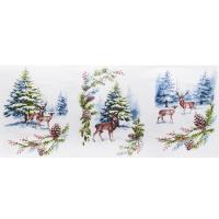 Рогожка арт 904 рис 29293 вид 1 'У снежных берегов' 63*150см, Astra&Craft