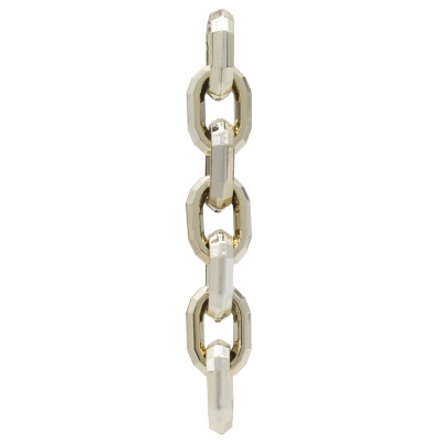 6815 Цепь, 10см, размер звена 23х15мм (золото)