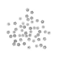 4AR218 Фиксатор для серег силиконовый цветок, 4мм, 50шт/упак, Astra&Craft