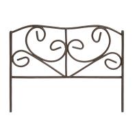 KB2374 Металлический ажурный мини забор, 8*3.5*6см, корич. Astra&Craft