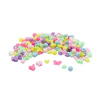 2AR23122-7 Бусины пластиковые, Веселый микс, фигурные, 8-17мм, 50 гр, Astra&Craft