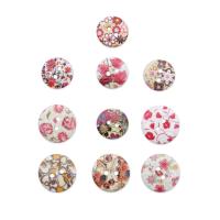 Набор деревянных пуговиц 'Цветочки-лепесточки' №8, 15-18мм, 100шт