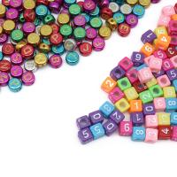 CN2038-6588 Бусины 'Буквы и цифры', пластик, 2*20гр Astra&Craft