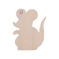 L-1230 Деревянная заготовка ' Мышка '4,7*4*0,3см Astra&Craft