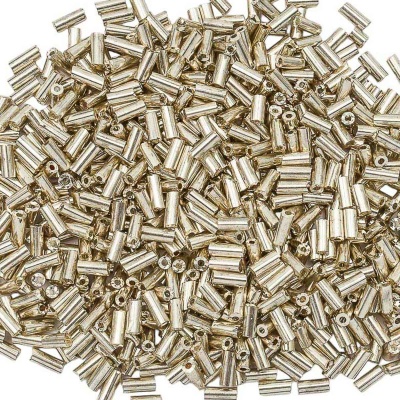 Стеклярус Astra&Craft 5мм, 15г (1106 т.золотой/глянц.покрытие)