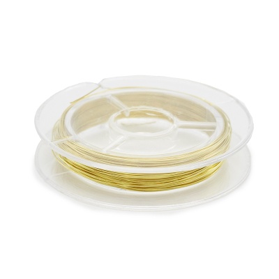 Проволока медная на катушке 0,3мм*10м, Astra&Craft (золото)