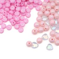 CN2038-6580 Бусины 'Розовое ассорти' круглые, пластик, 2*20гр Astra&Craft