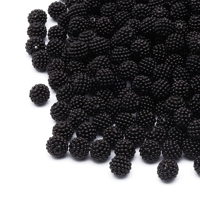 Бусина пластиковая, 'Шамбала', 12мм, 500гр/упак (черный)