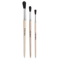 Набор кистей №2, белка (круглая ученическая №5,7,10), 3шт/уп, Astra&Craft