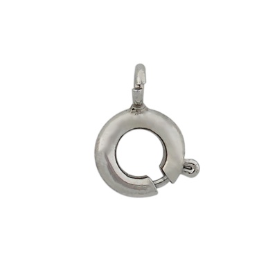 4AR239 Замок для бус кольцо 6мм, 5шт/упак, Astra&Craft (Никель)