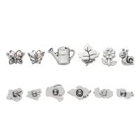 Набор декоративных пуговиц 'Сад', AS/серебро, 24 шт