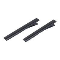 4AR082 Основа для заколки крокодил, черная 7,5см, 2 шт/упак, Astra&Craft