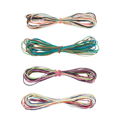Шнур для декорирования вощенный, 1мм*1м, 20шт Astra&Craft (разноцветный)