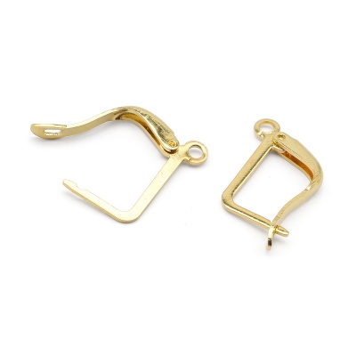 OTH1516 Основа с английским замком, 13,5мм, 4шт/уп (золото)