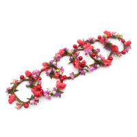 Декор праздничного стола, венок для свечей, 6 штук, №1