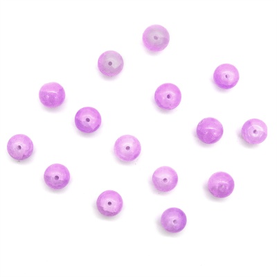 1301132 Бусины стеклянные 'Нефритовое кракле' 10мм, упак/20шт., Astra&Craft (1 сиреневый)