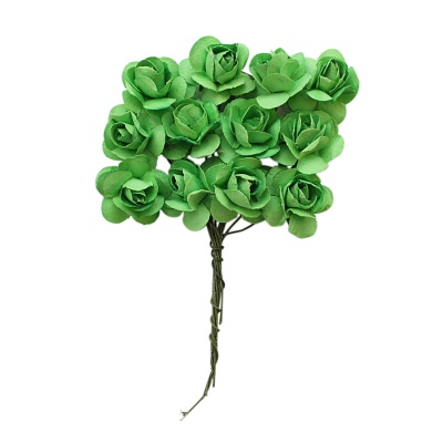 MH1-T010 Набор декоративных цветов D=2*2см, 24шт, Astra&Craft (E10 темно-зеленый)