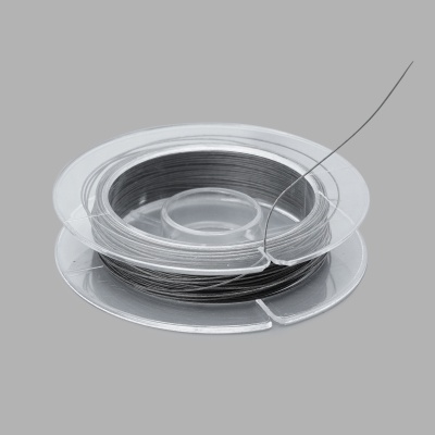 Ювелирный тросик (ланка, проволока с нейлоновым покрытием) 0,3мм*10м, Astra&Craft (серебро)