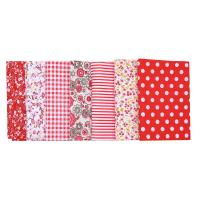 PAT07-05 Набор тканей 'Красный микс' (100% хлопок), 50*50см, 7 шт/упак, Astra&Craft