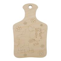 L-1407 Деревянная заготовка доска ' Бычок и ромашки ' 24,7*15,7*0,6см Astra&Craft